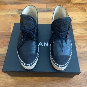 Chanel High Top Espadrilles